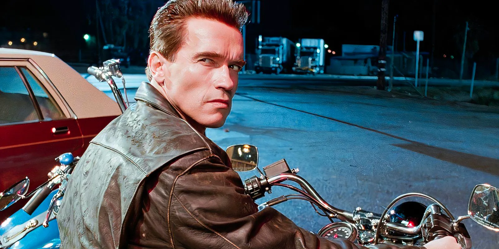 Arnold Schwarzenegger as the T-800 in Terminator 2 Judgment Day Image