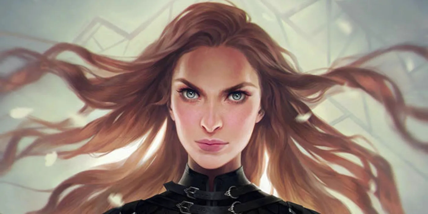 Art of Feyre from A Court of Silver Flames by Charlie Bowater. Image