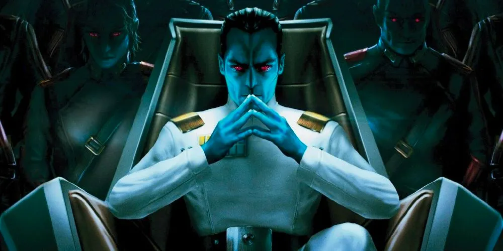 Artwork of Grand Admiral Thrawn in Star Wars Legends Image