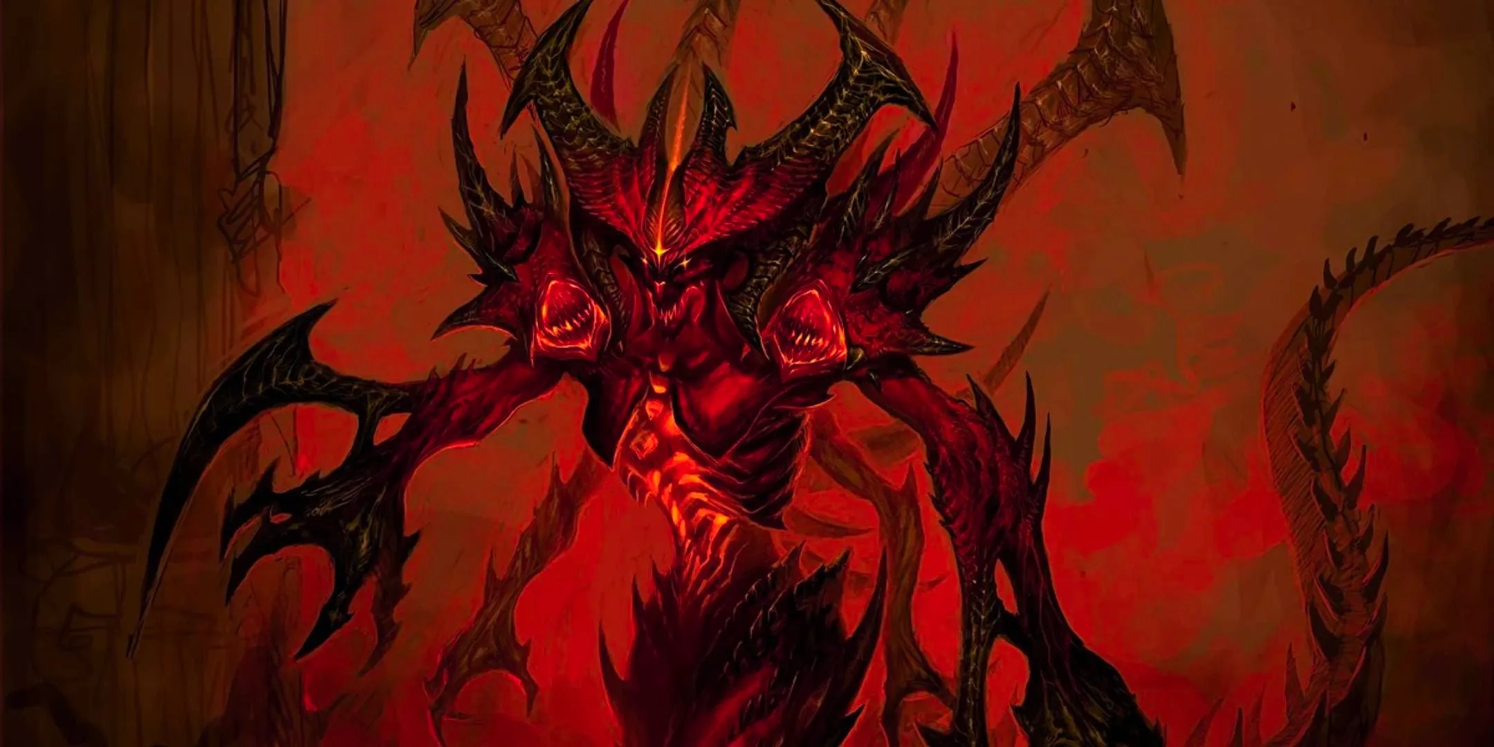 Artwork of the villain Diablo from Diablo 3. Image