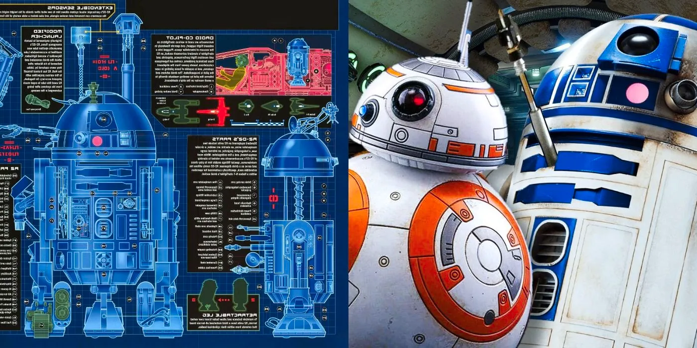 Astromech droids R2-D2 and BB-8 Image