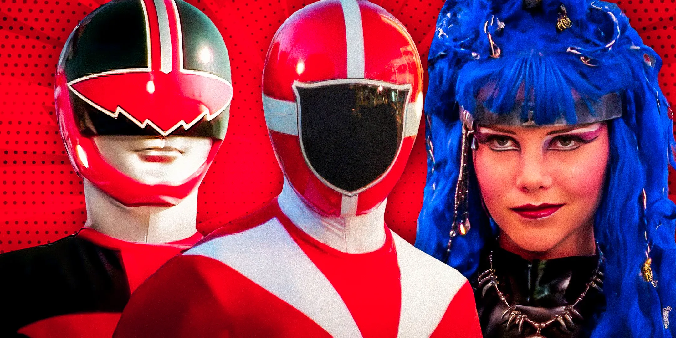 Astronema, Lightspeed Rescue Red Ranger, and Quantum Ranger in Power Rangers Image