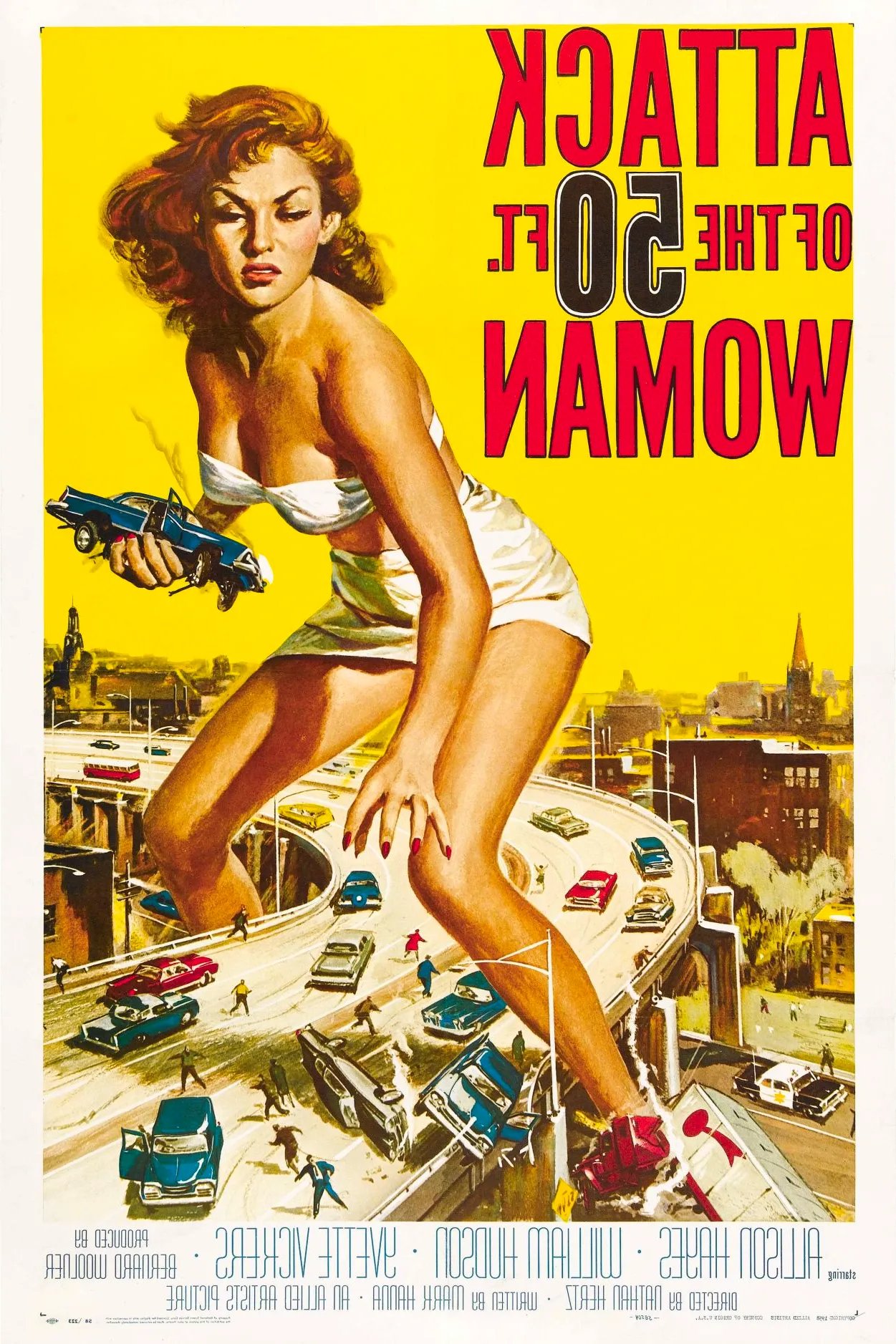 Attack of the fifty foot woman temp movie poster Image