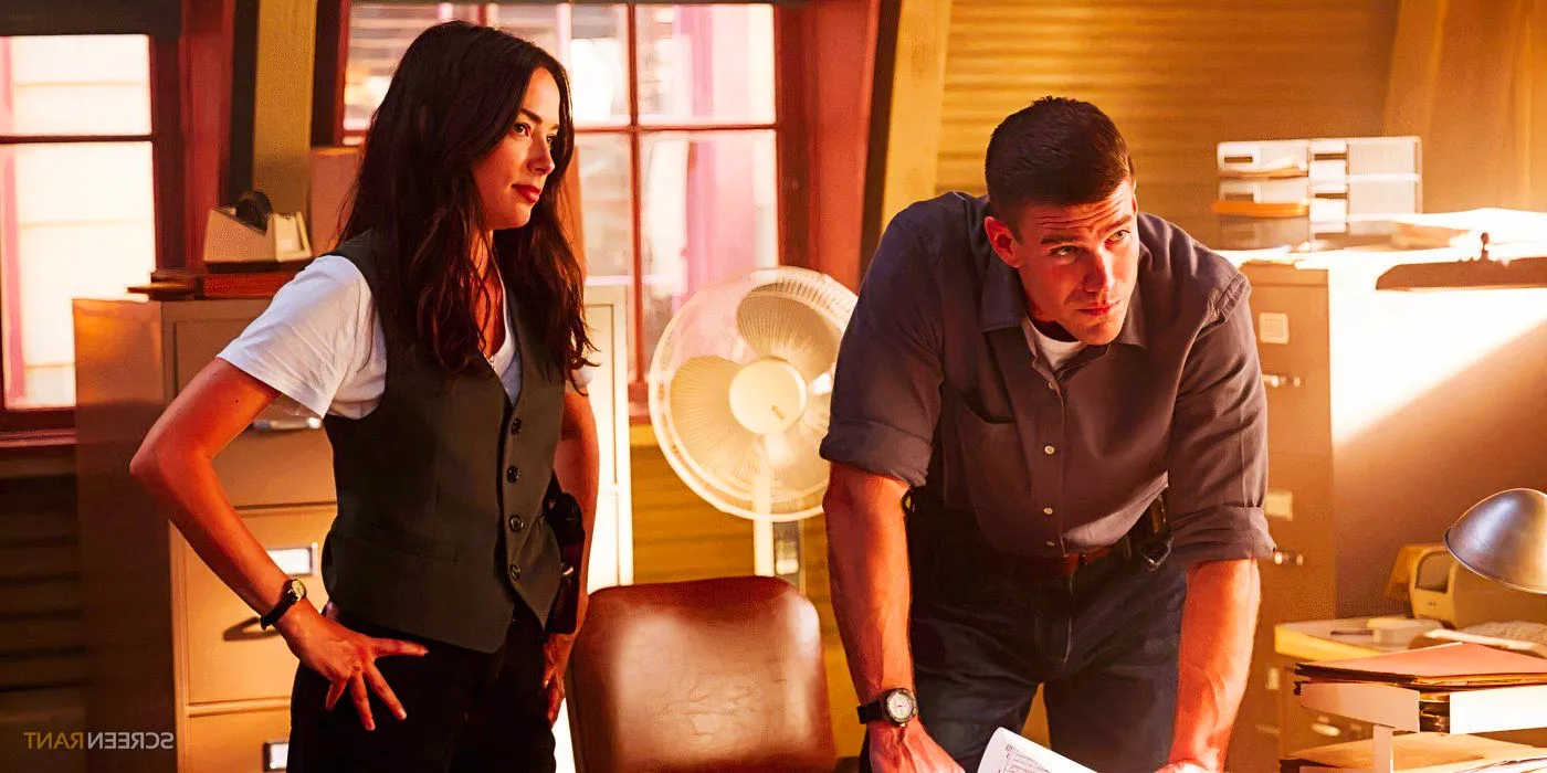 Austin Stowell as Leroy Jethro Gibbs and Mariel Molino as Cecilia “Lala” Dominguez in NCIS: Origins Image