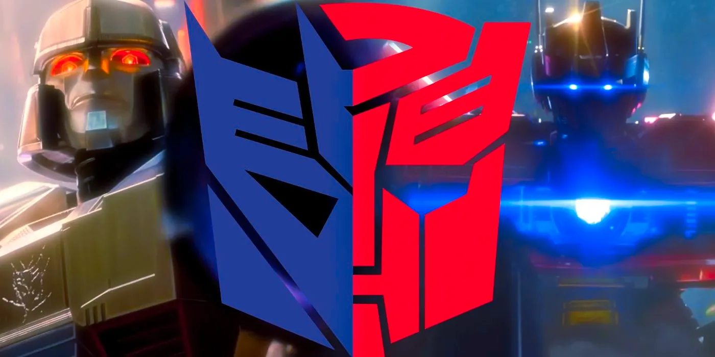 Autobots and Deception Logo With Optimus Prime and Megaton Custom Transformers One Image Image