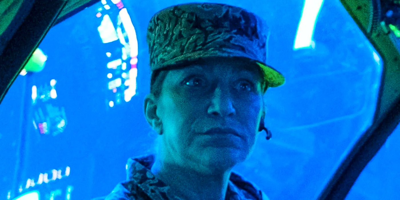 Avatar The Way of Water Edie Falco as General Frances Ardmore 2 Image