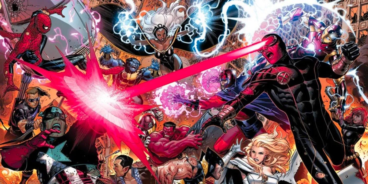 Avenger vs X-Men collage Image