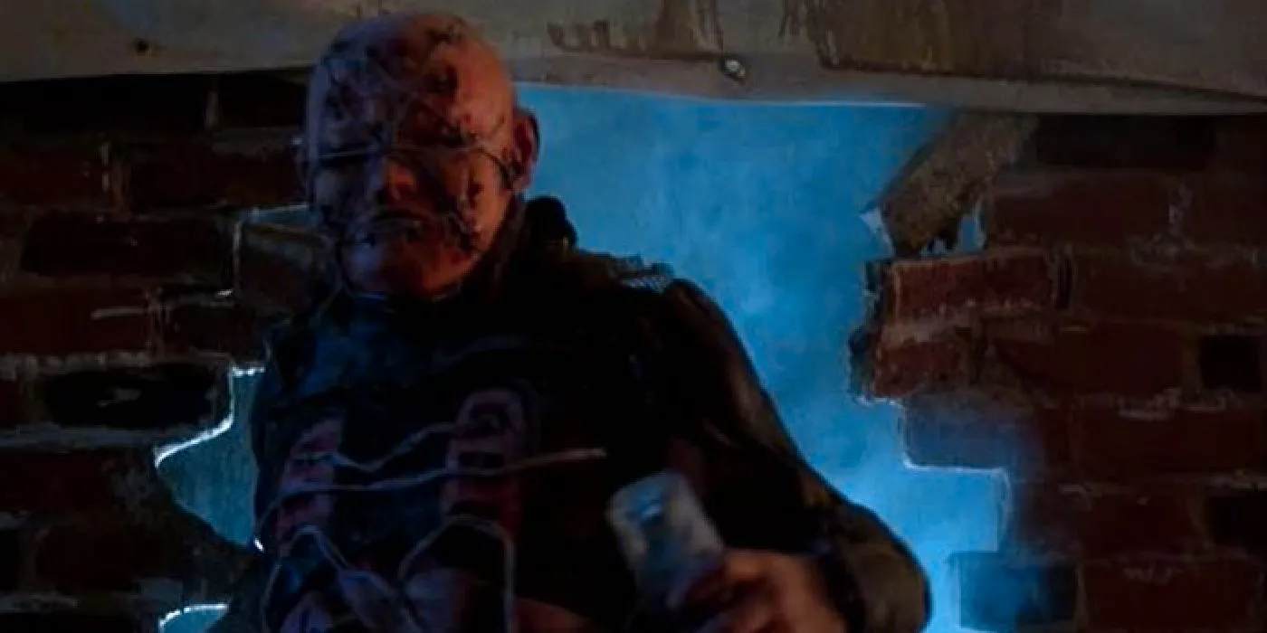 Barbie the Bartender as a Cenobite in Hellraiser III. Image