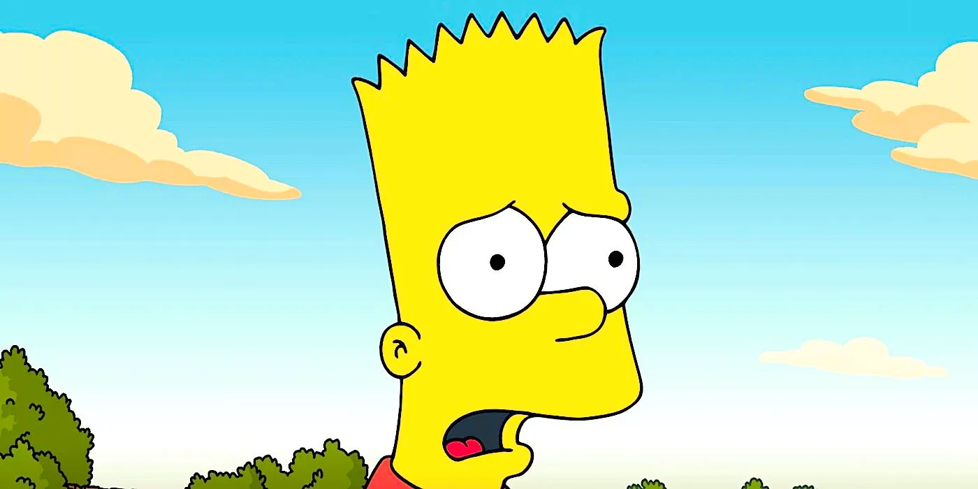 Bart looks horrified in The Simpsons season 36 episode 1 Image