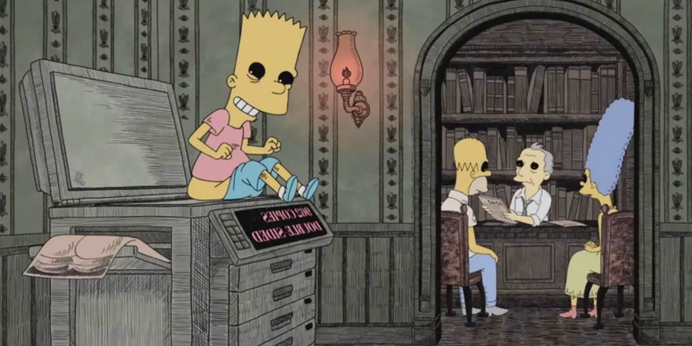 Bart Simpson in a Thanksgiving episode on Halloween. Image