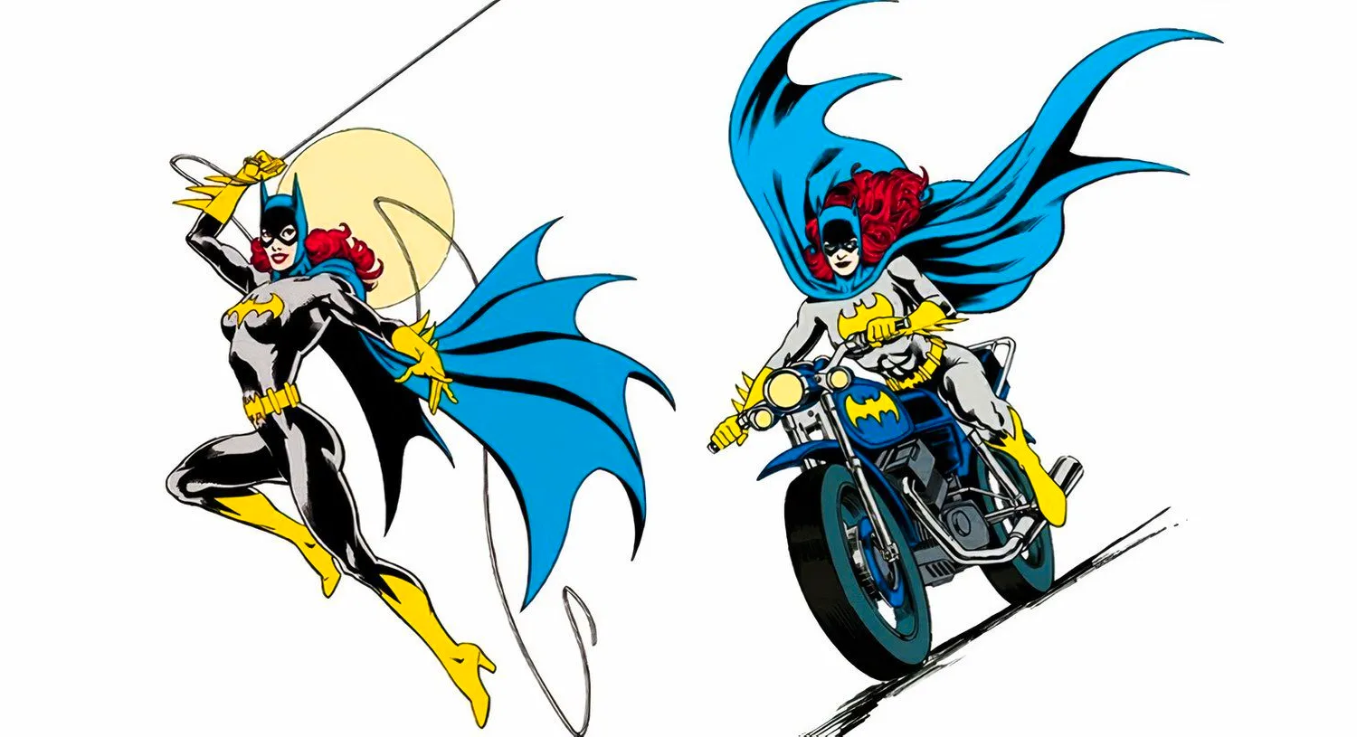 Batgirl Bronze Age Costume 70s 80s black and blue Image