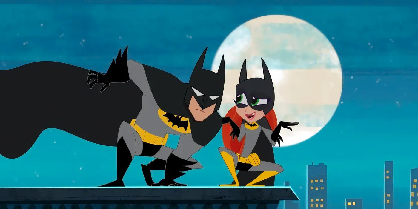 Batman and Batgirl in DC Super Hero Girls Image