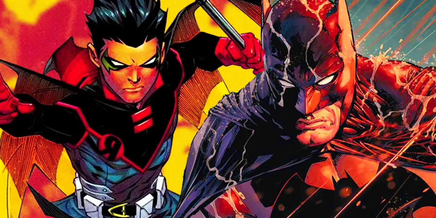 Batman and Damian Wayne's Robin in DC Comics Image