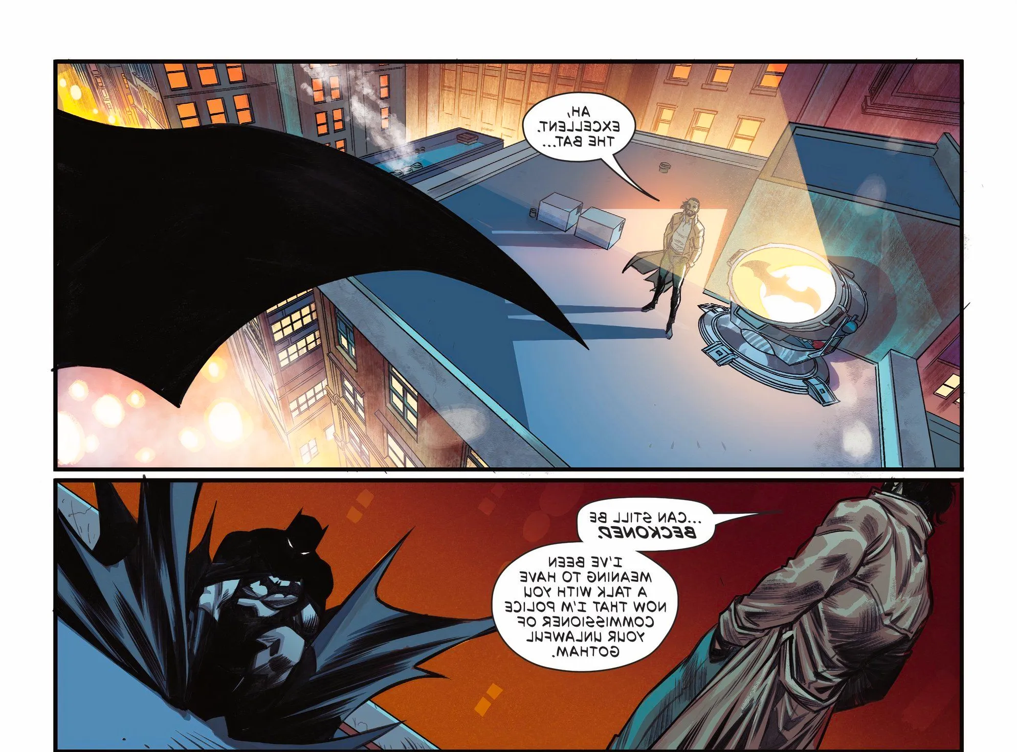 Batman and Vandal Savage Confrontation DC Image