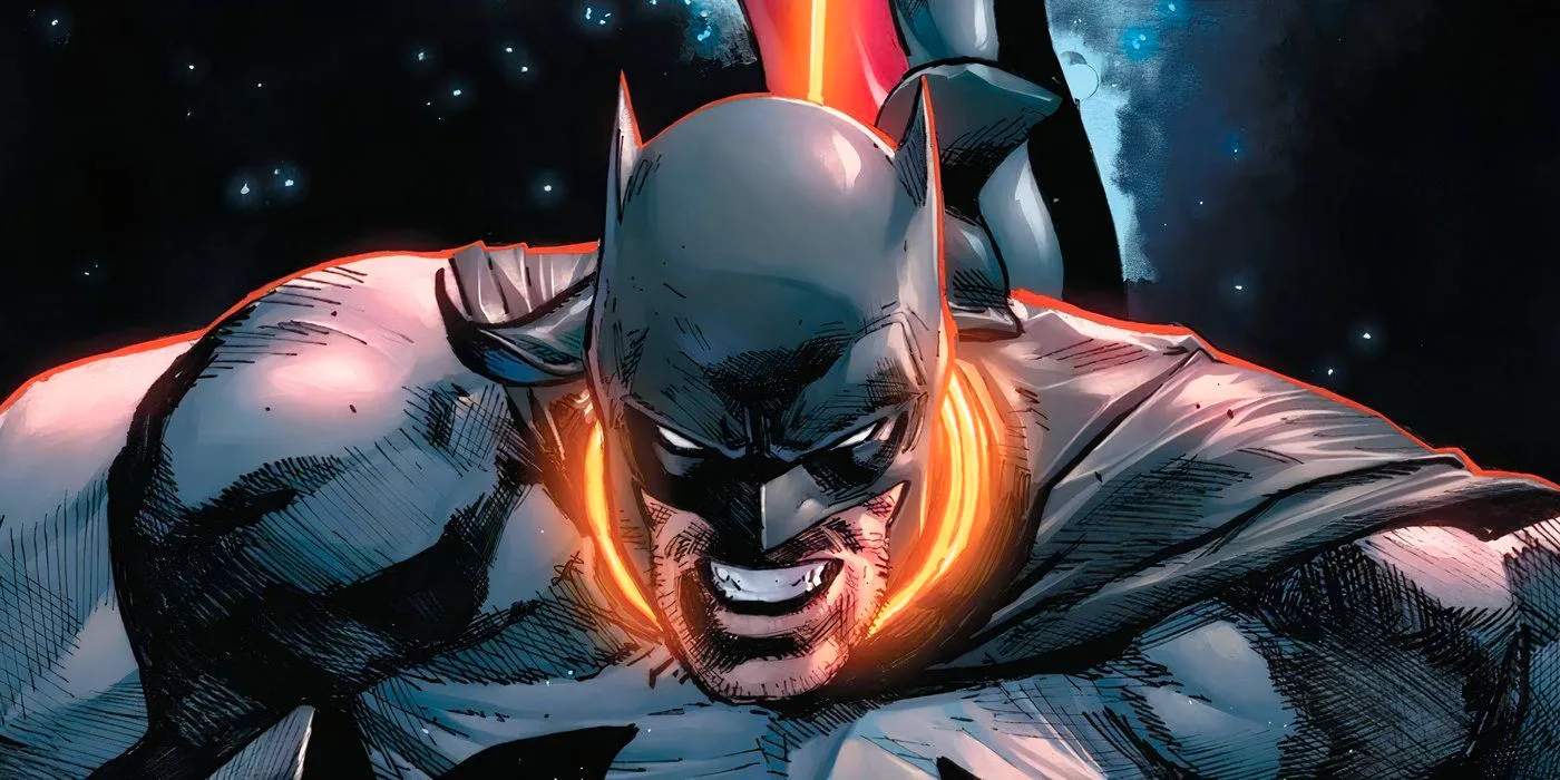 Batman Choked by the Lasso of Truth Image