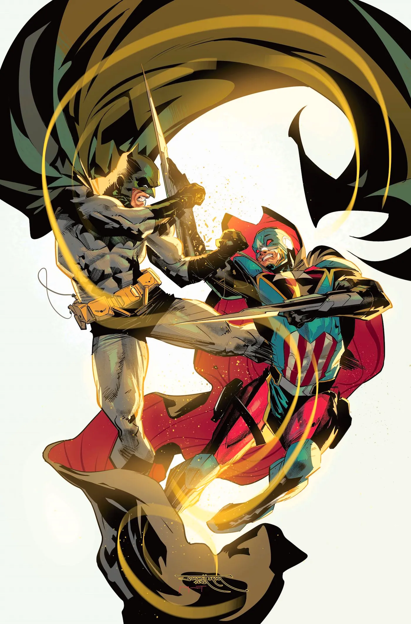 Batman Fight Commander Star in Issue 157 Variant Cover Art by Jimenez Image