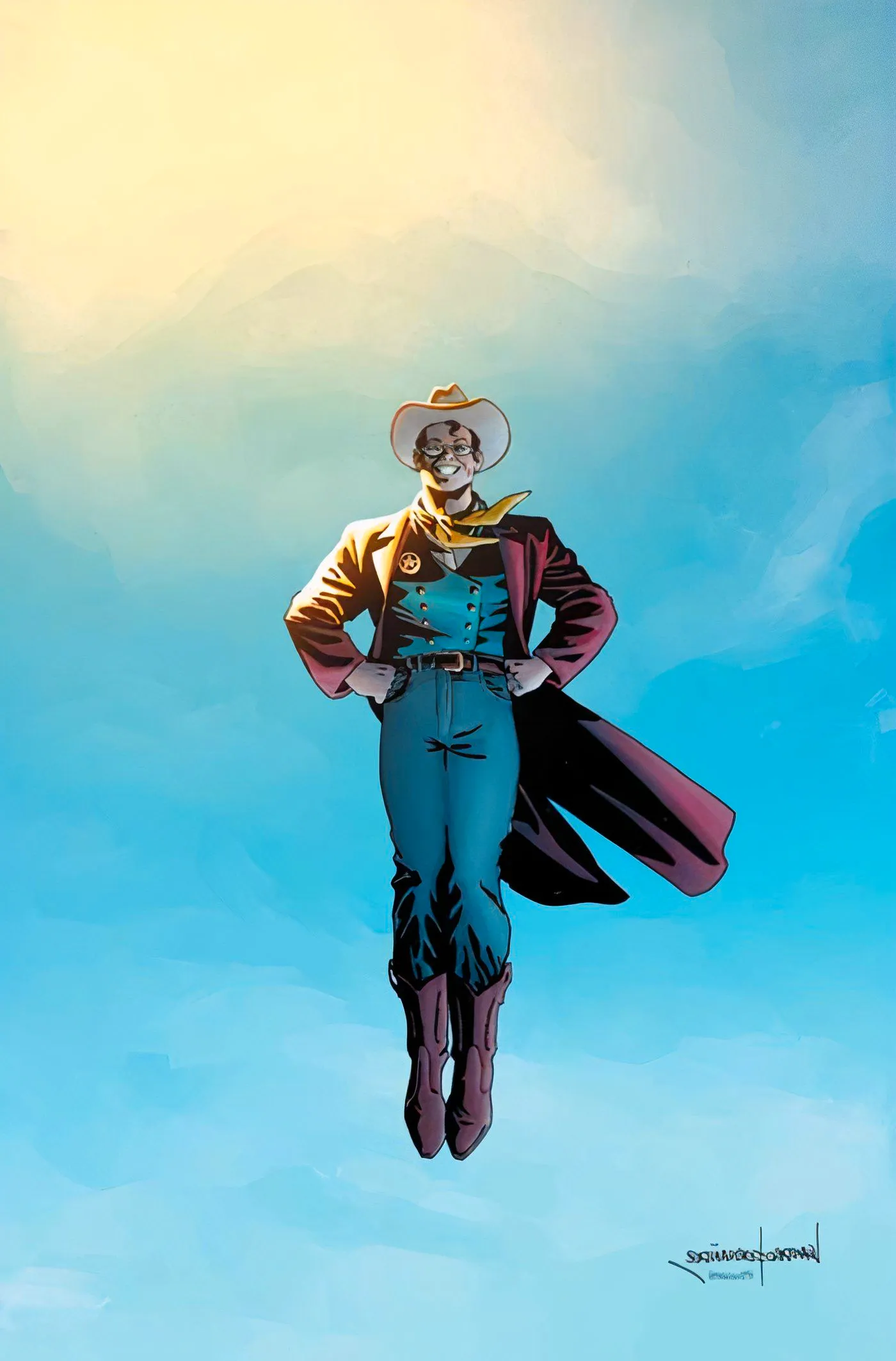 Batman Gotham by Gaslight The Kryptonian Age Superman Clak Kent Cowboy Image