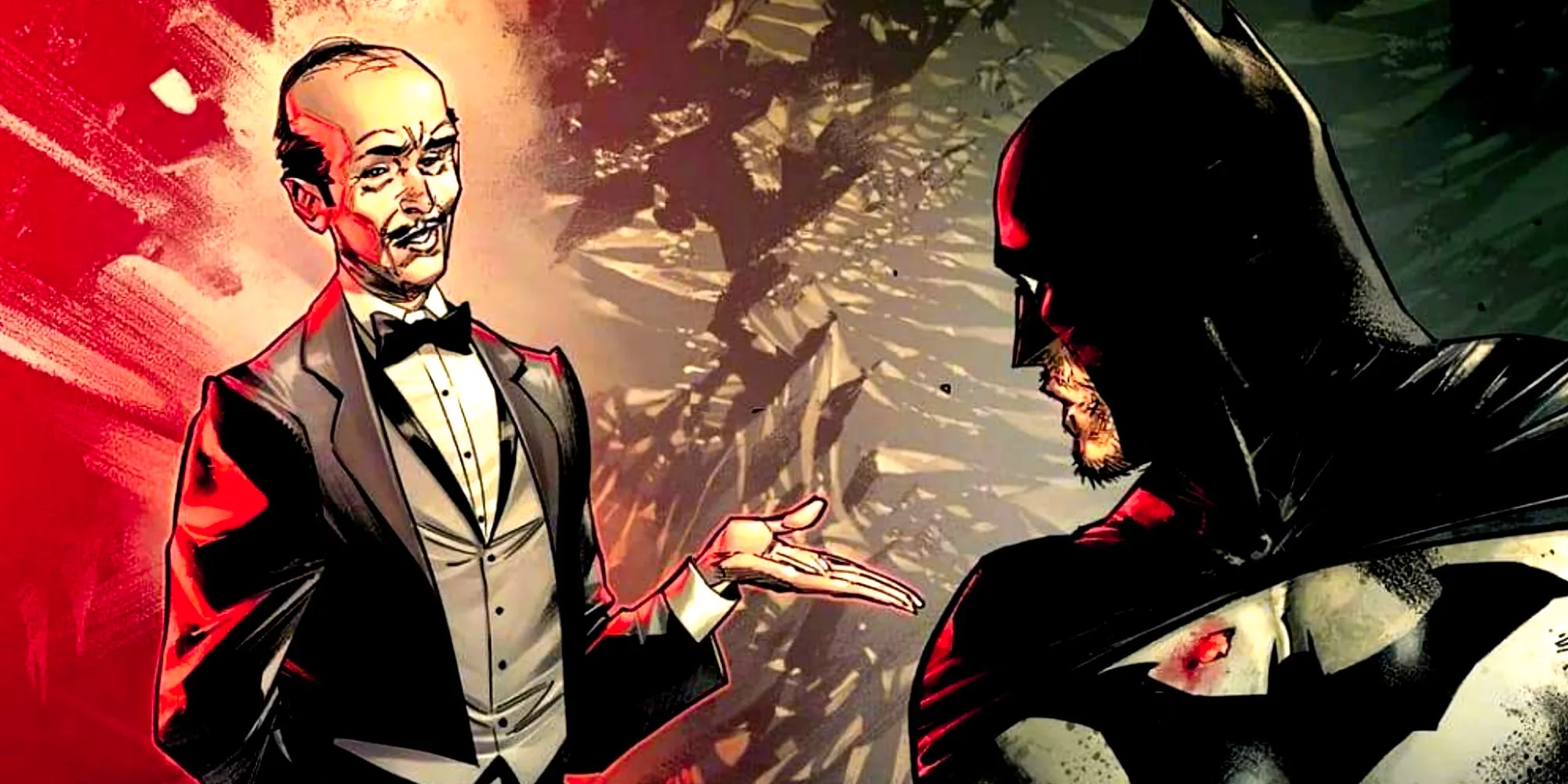 Batman Looks At Alfred Pennyworth in DC Comics Image