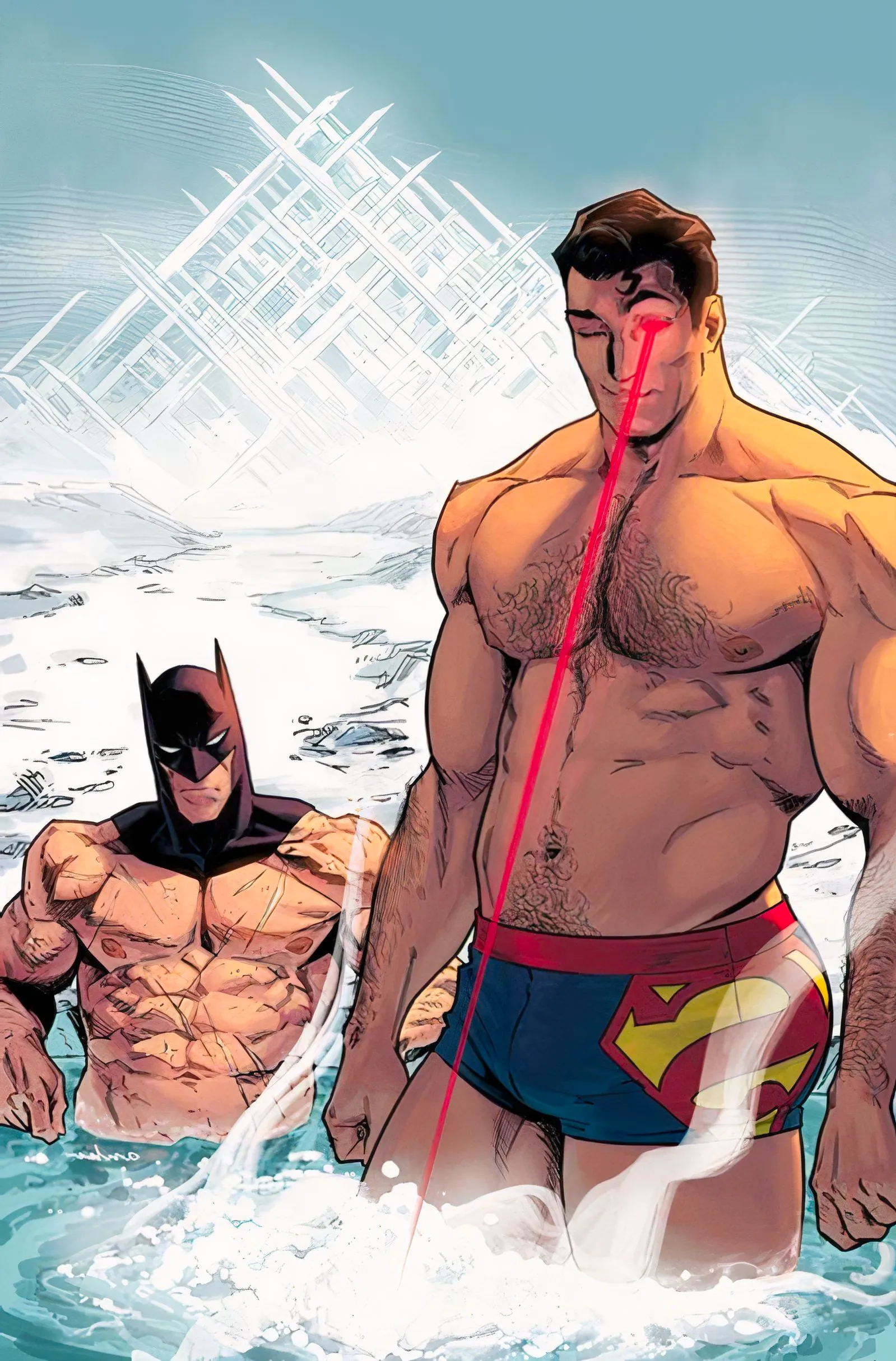 Batman Superman World's finest #35 Sweater Weather Image