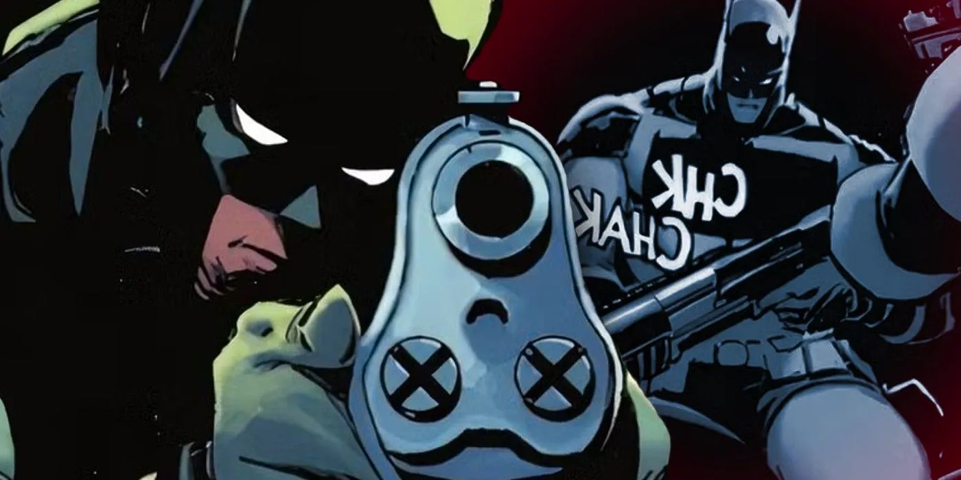 BATMAN USING A SHOTGUN Image