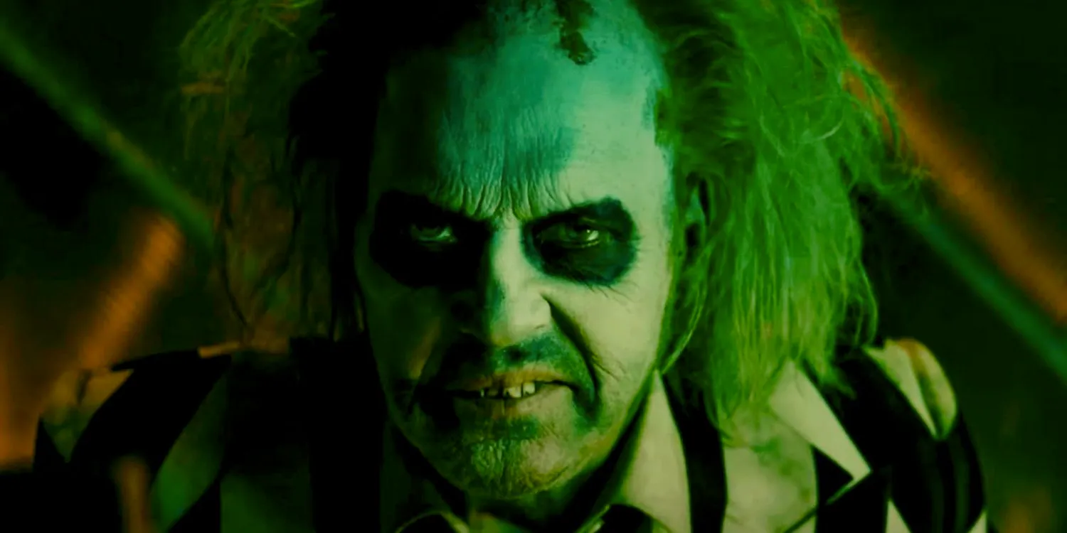 Beetlejuice (Michael Keaton) close up in Beetlejuice Beetlejuice Image