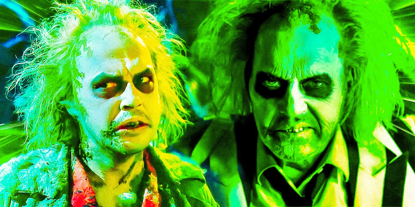 Beetlejuice Michael Keaton in the sequel and the original movie Image