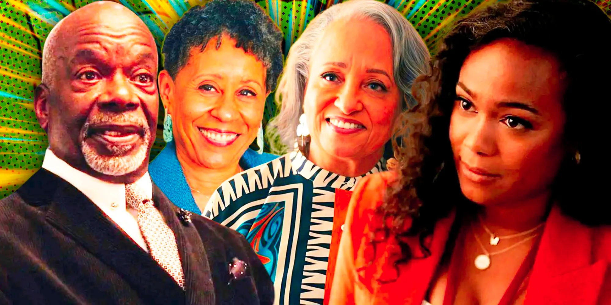 Bel-Air cameos (Vernee Watson-Johnson, Daphne Maxwell Reid, Tatyana Ali, Joseph Marcell) Image