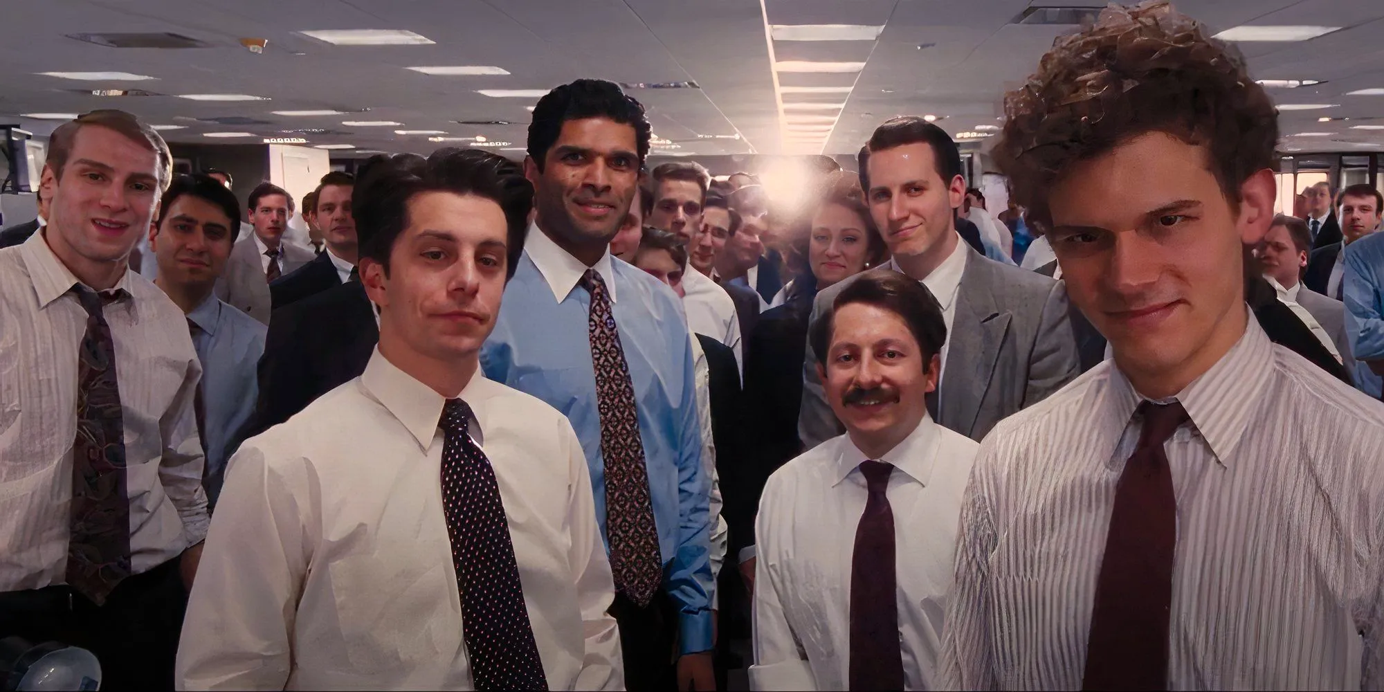 Belfort's POV shot in Wolf of Wall Street Image