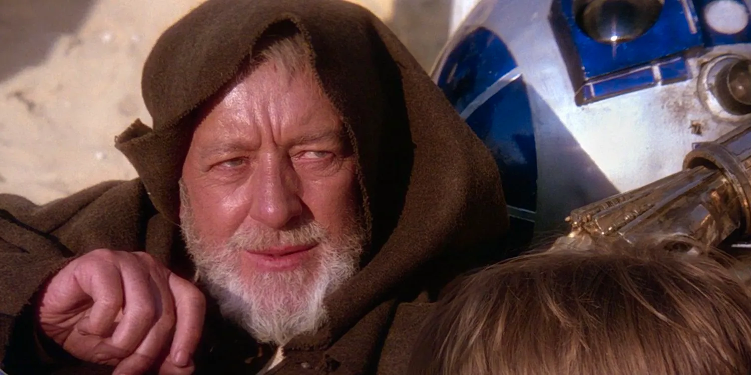 Ben Kenobi uses the Jedi mind trick in Star Wars Image