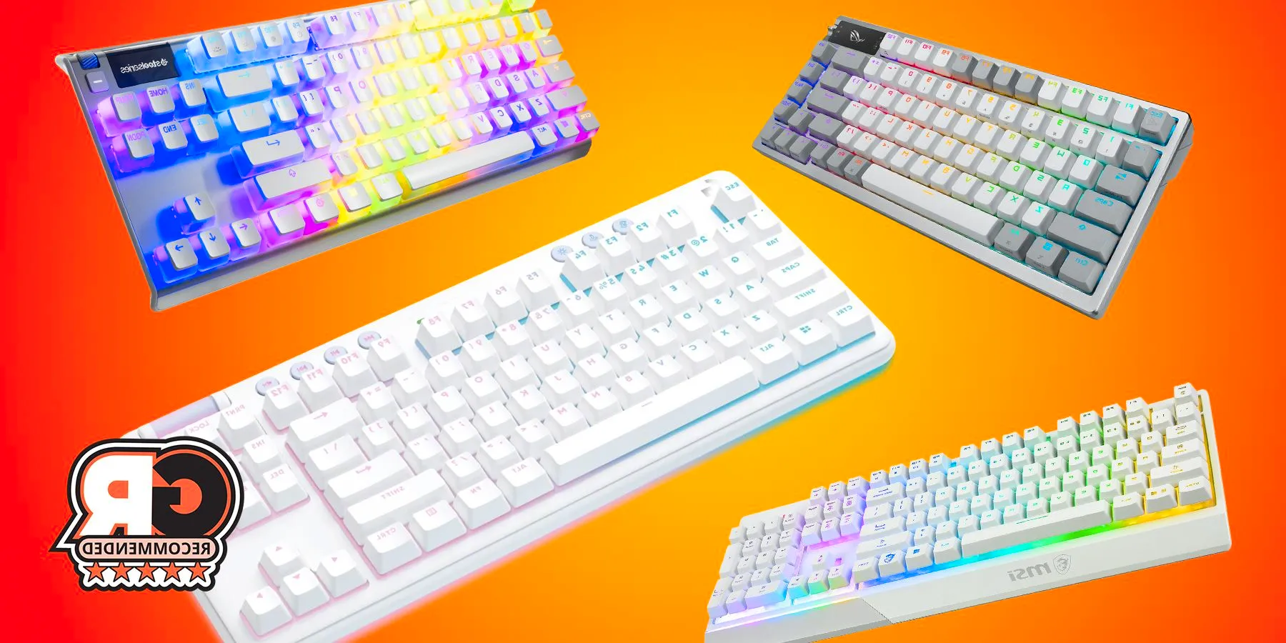 BEST White Gaming Keyboards 2024!  RGB, Mechanical, Wireless – Top Picks & Buyer's Guide! image 1 Image