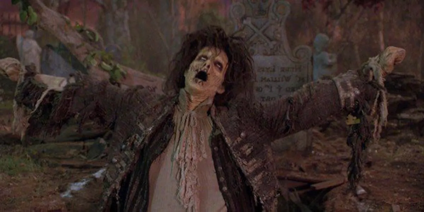 Billy yawning in his grave in Hocus Pocus Image