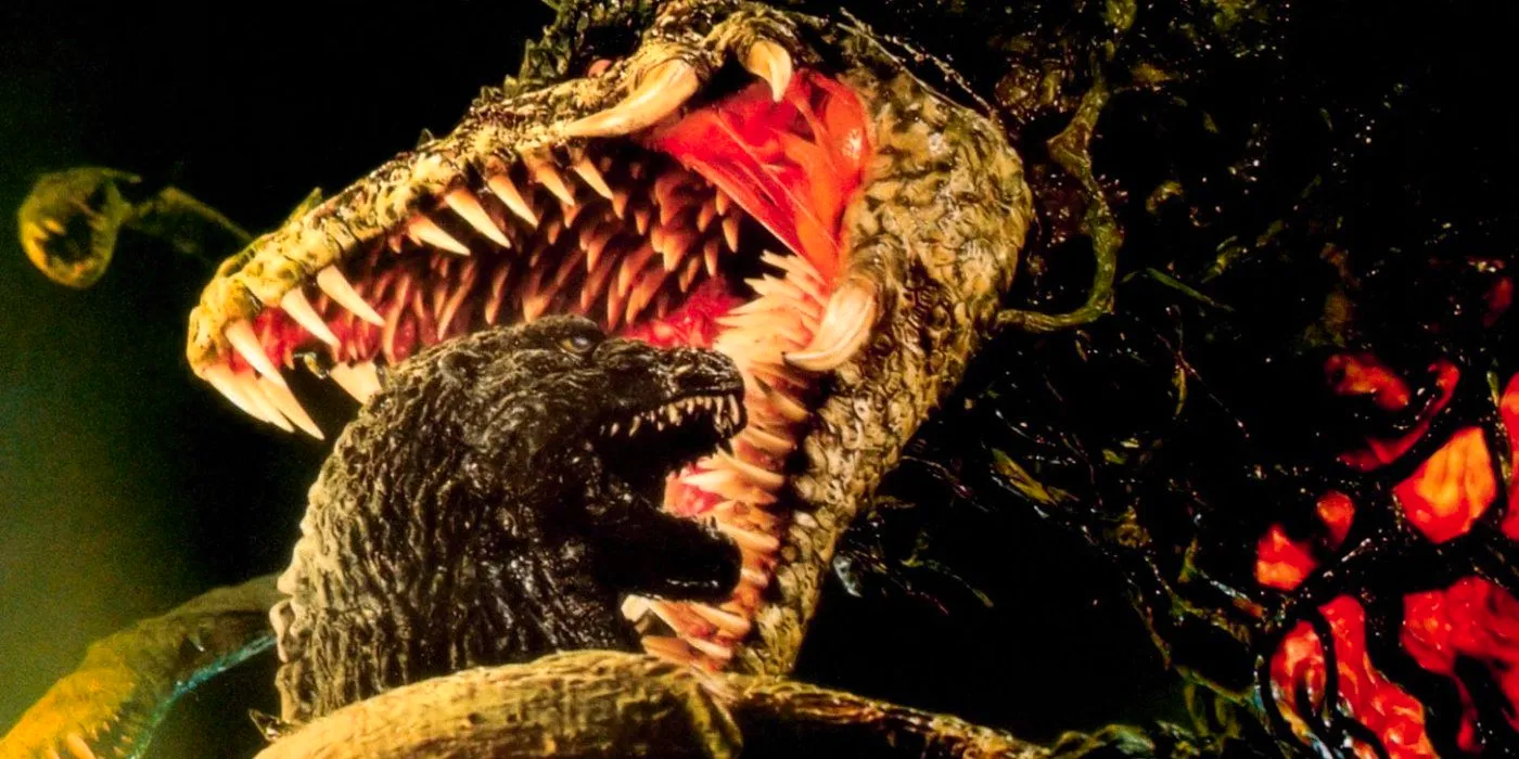 Biollante tries to kill Godzilla Image