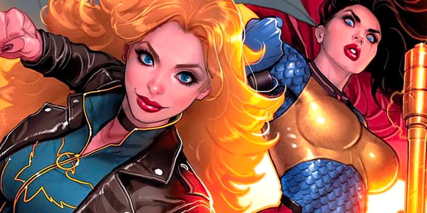 birds of prey black canary and big barda Image