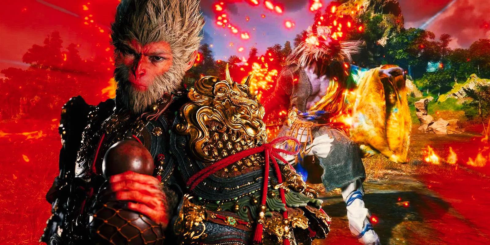 Black Myth Wukong Son Wukong with a trasnformation Image