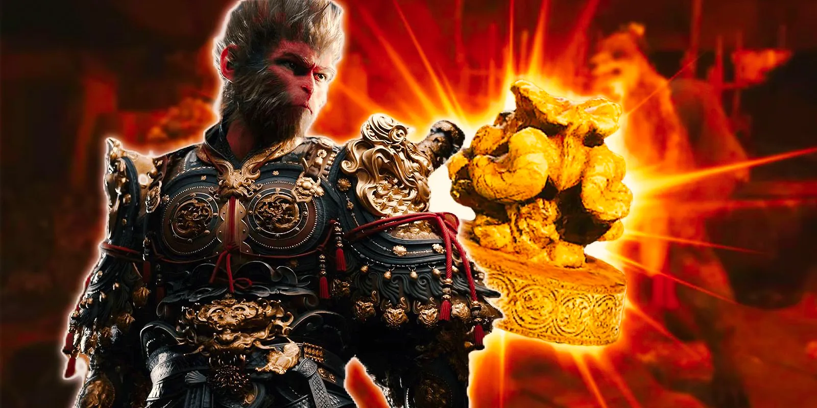 Black Myth Wukong Son Wukong with Mind Cores Image