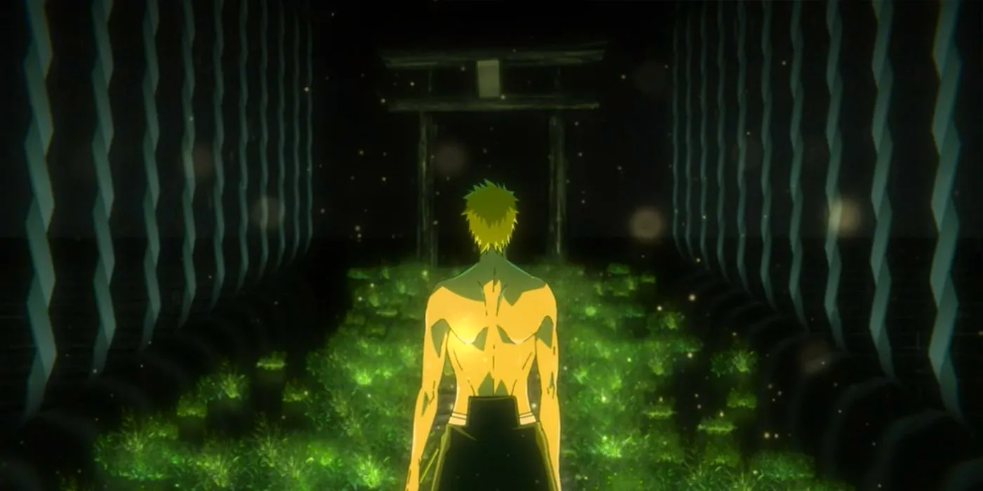 Bleach: Ichigo on Irazusando, the forbidden path. Image