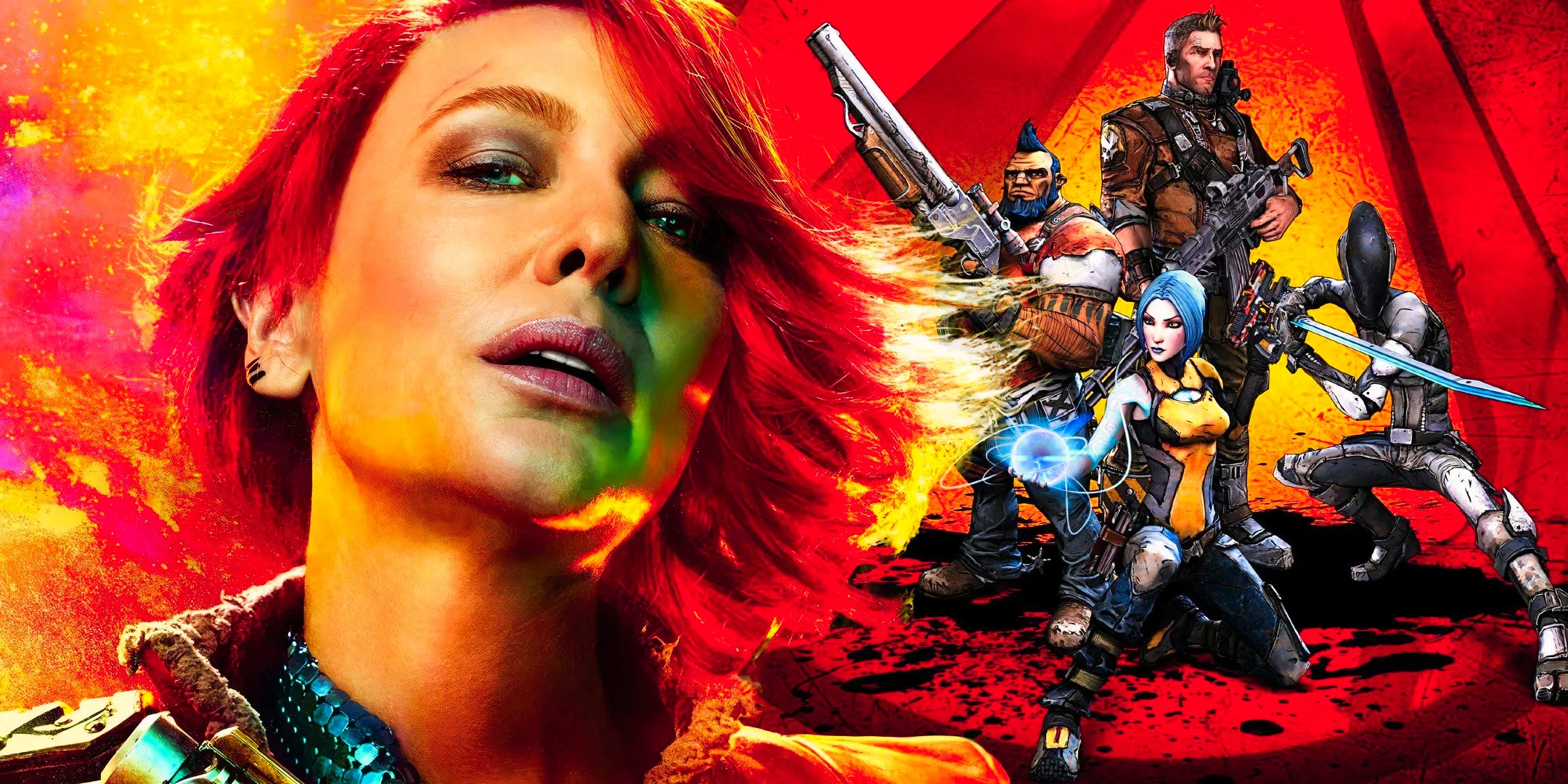 Borderlands video game characters and Cate Blanchett as Lilith Image