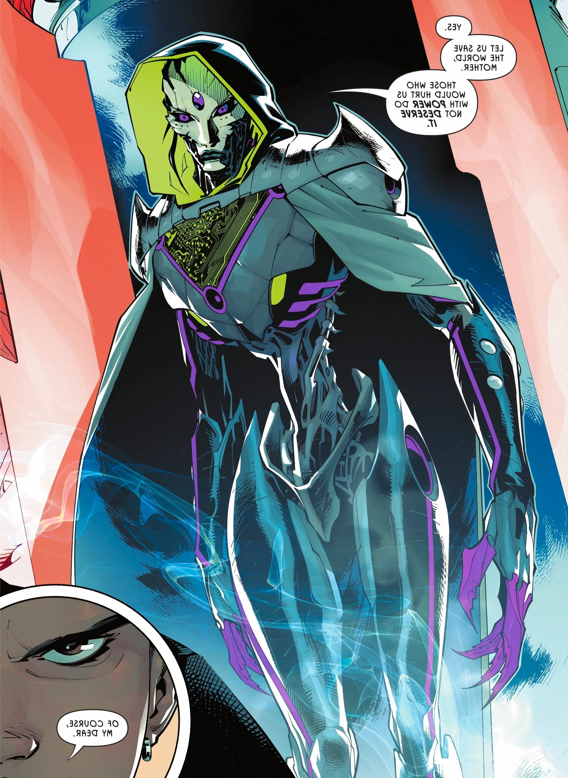 Brainiac Queen Sees Waller as a Mother DC Image