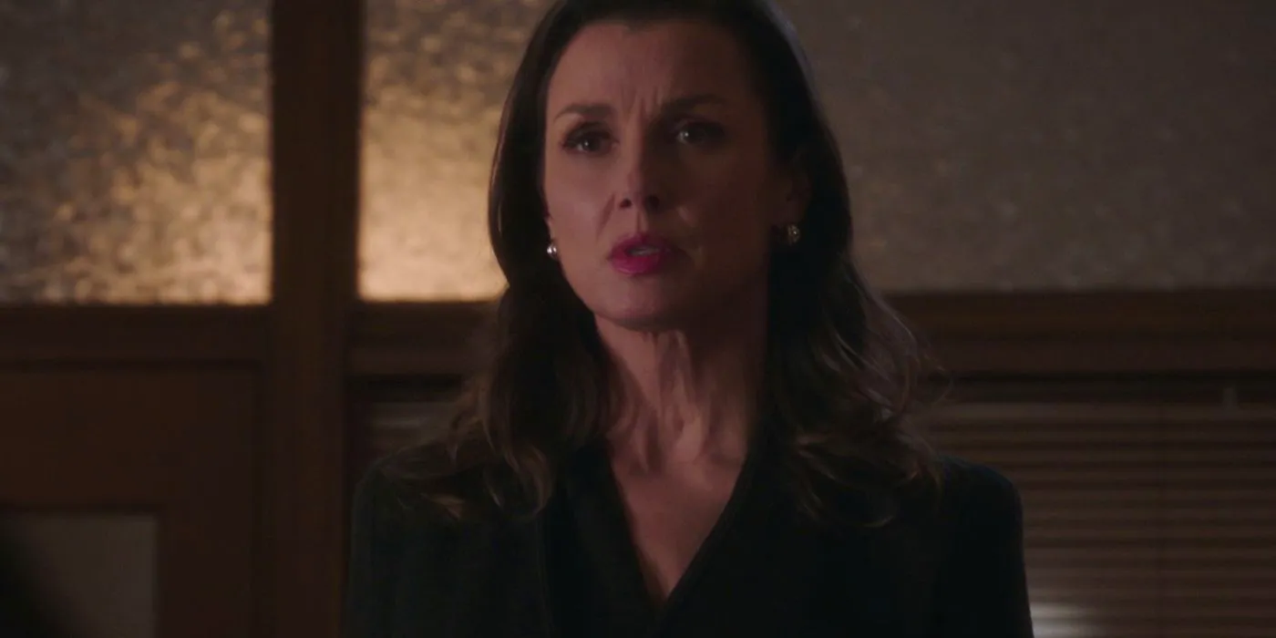 Bridget Moynahan as Erin Reagan looking concerned in Blue Bloods Image