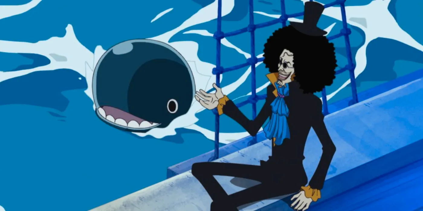 Brook and Laboon in One Piece Image