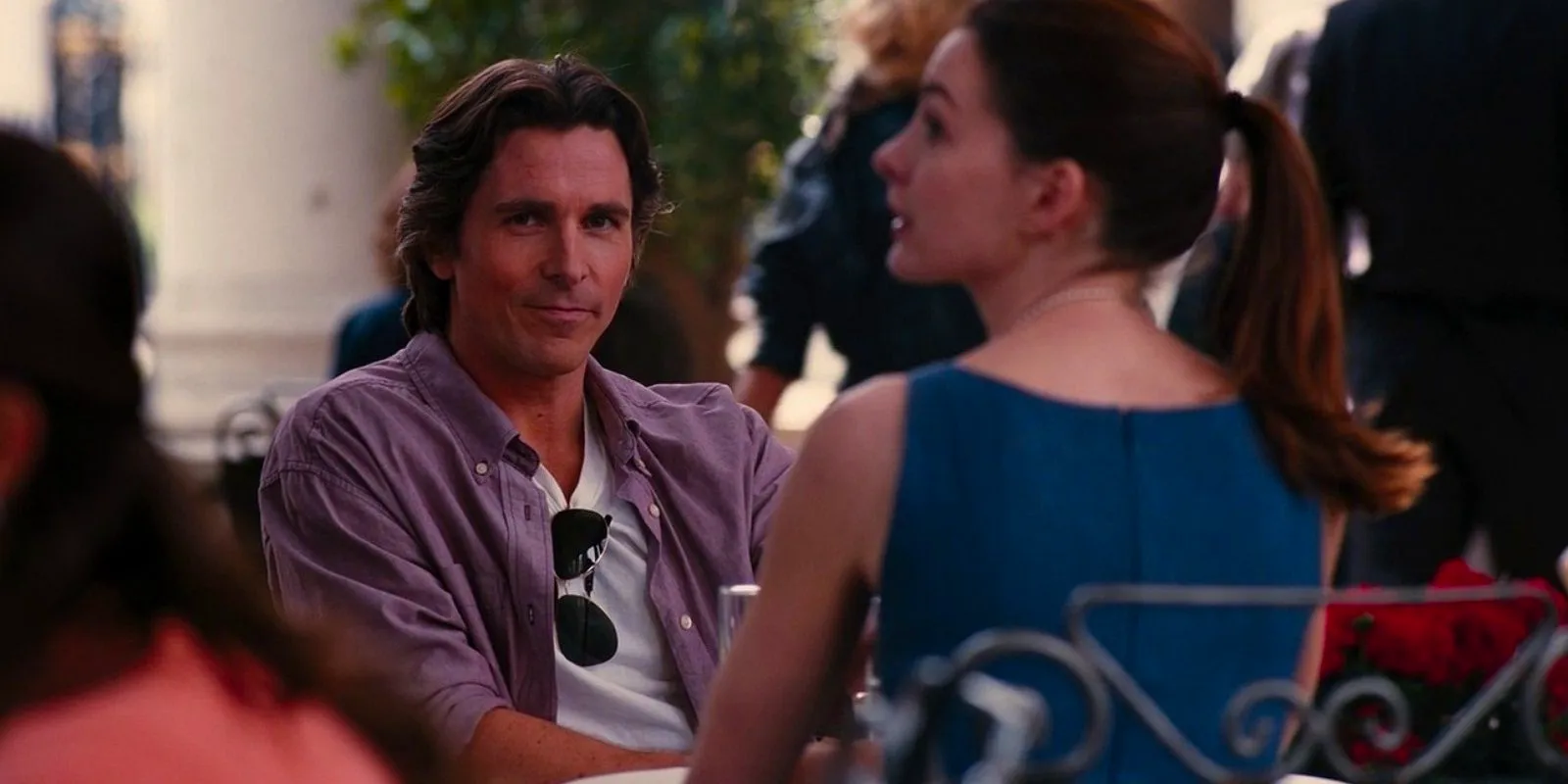 Bruce and Selina at a cafe in The Dark Knight Rises Image