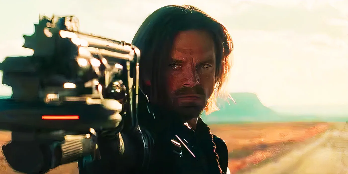 Bucky Barnes aiming his gun in Thunderbolts* Image