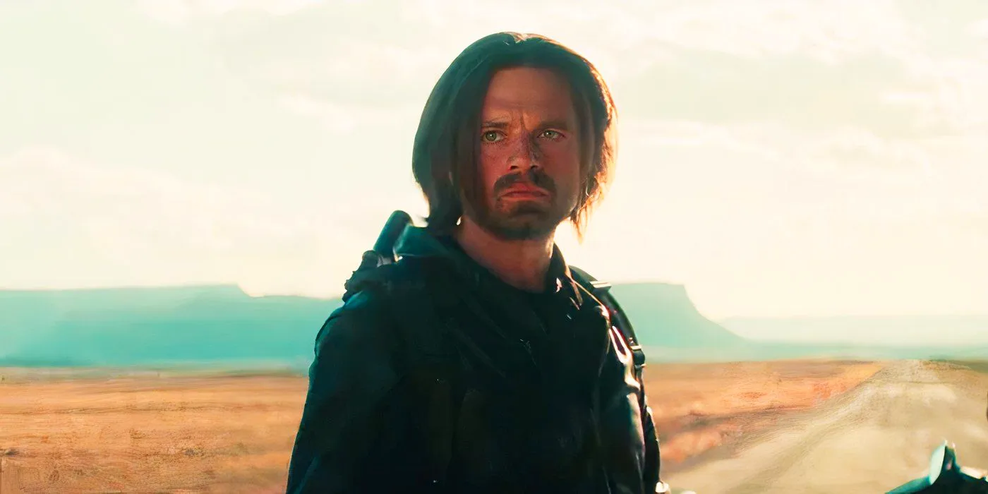 Bucky Barnes in the desert in the Thunderbolts* trailer Image