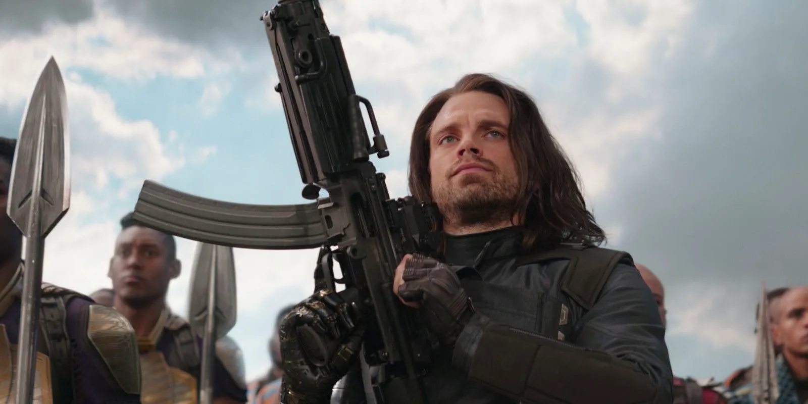 Bucky joining the fight in Avengers: Infinity War Image