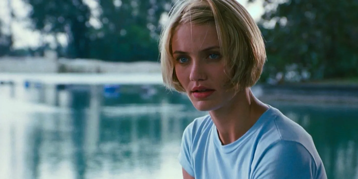 Cameron Diaz near to the lake in There's Something About Mary Image