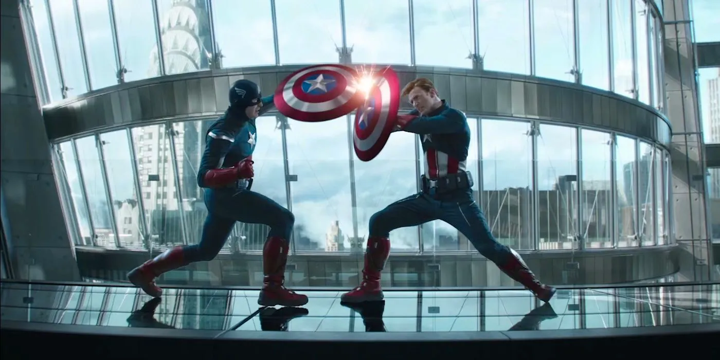 Captain America fights the 2012 version of himself in Avengers: Endgame Image