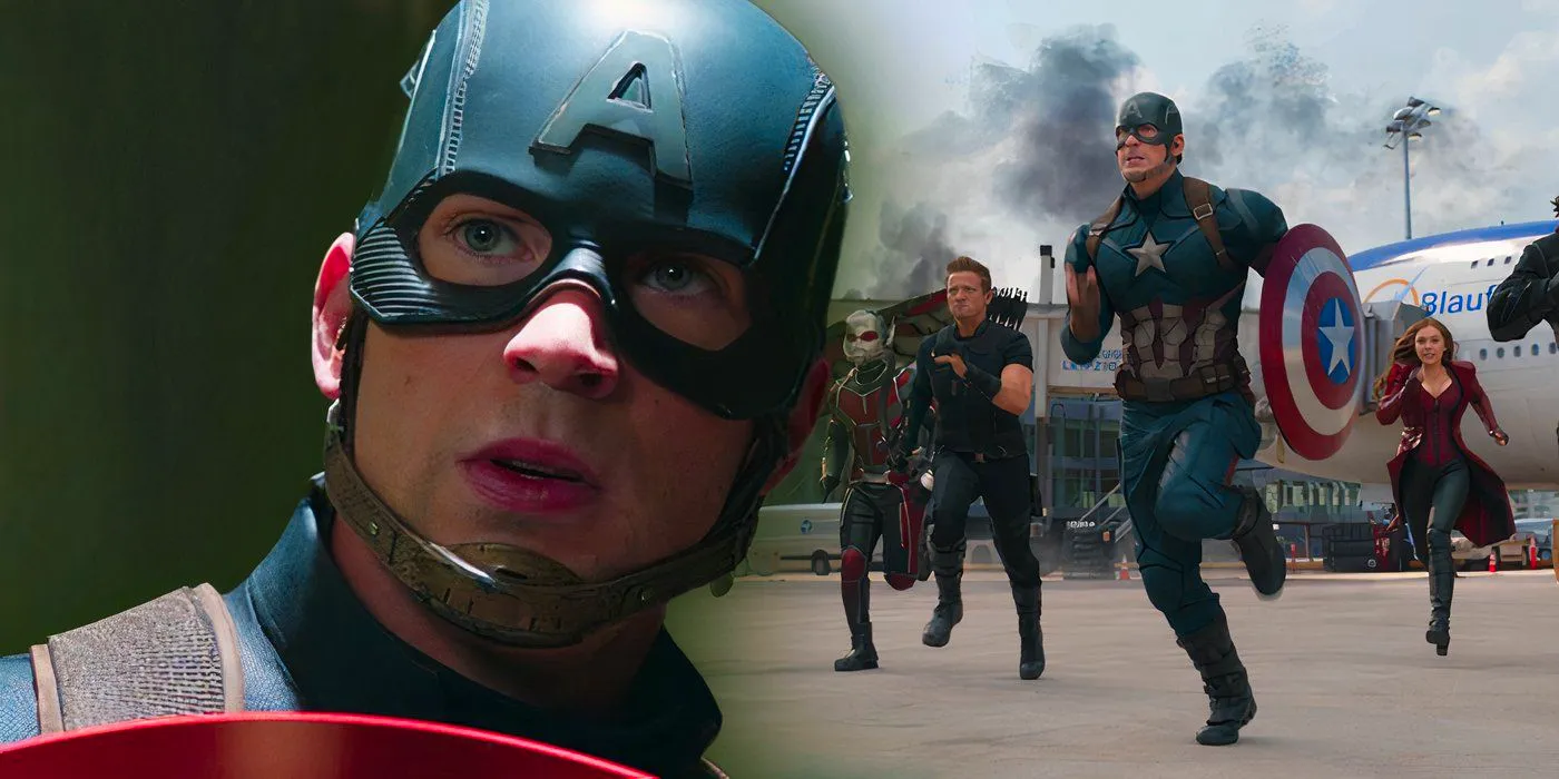 Captain America with Team Cap in Captain America Civil War Image