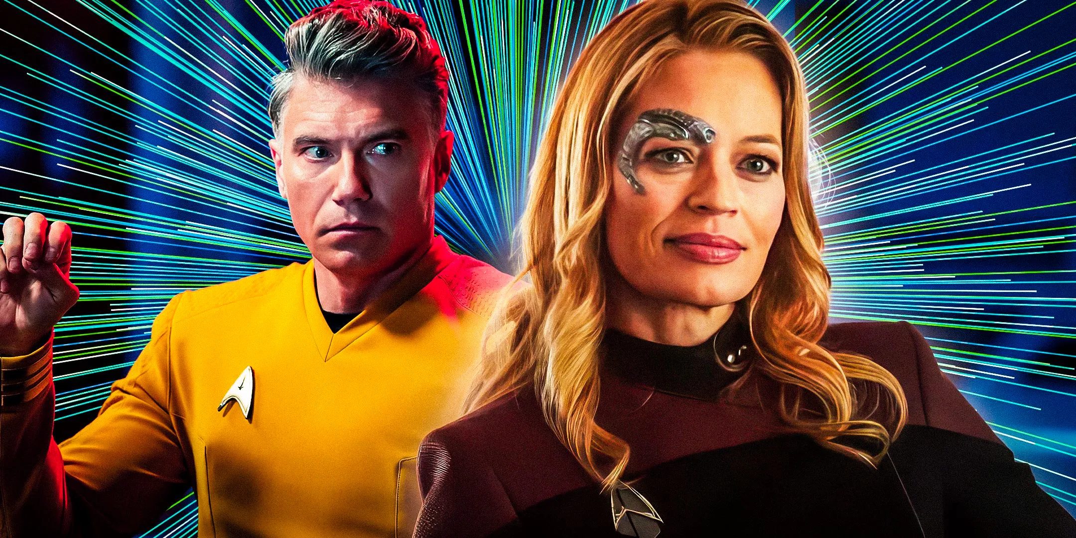 Captain-Seven-Of-Nine-From-Star-Trek--Picard-Season-3-and-Captain-Pike-From-Strange-New-Worlds Image