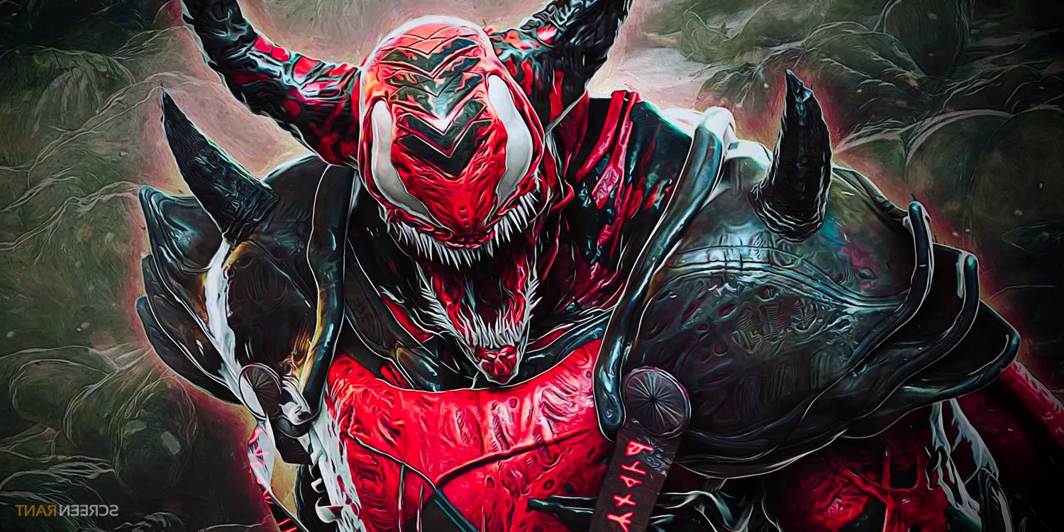 Carnage as King in Black on Death of Venomverse Cover Image