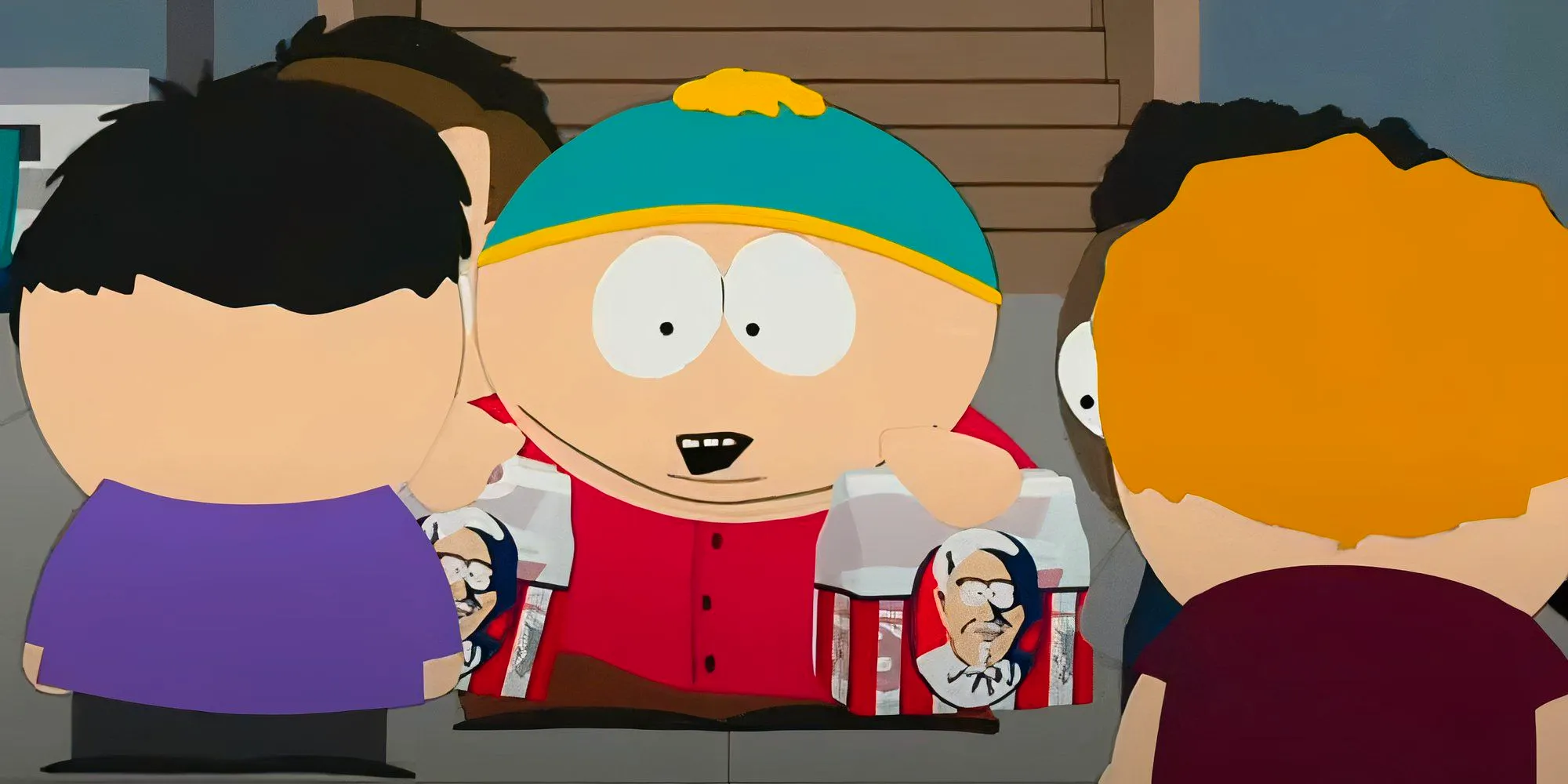 Cartman giving out KFC in South Park Image